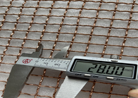 2mm Drahtdurchmesser-gesponnene kupferne Masche 28mm Mesh Size Faraday Cage Use