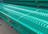 Grün galvanisierte Pulverbeschichtete Windschutzzaunplatten Perforationsplatten