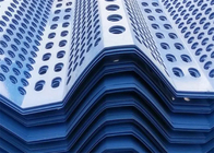 Blau-Aluminium-Windschutzzaunplatte mit Windstaubnetz-Pulverbeschichtung