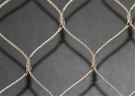 Dekoratives Seil-Maschen-Filetarbeits-Zaun-Diamant-Form-Loch im Freien für Buidlings-Wand