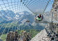 Szenisches Safe schützen Drahtseil-Masche, Edelstahl-Seil-Netz geänderte Loch-Art