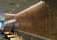 Stahl Mesh Curtain Restaurant-roter dekorativer Hang Chain Strips 0.85kg