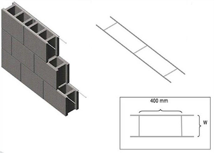 400mm Öffnung verrosten nie Backsteinbau-Block-Leiter Mesh Galvanized
