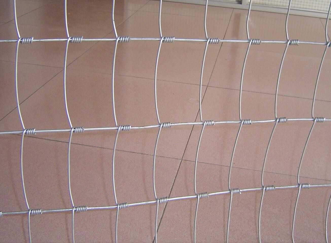 Gesponnener Feld-Zaun mit heißem eingetauchtem galvanisiertem Scharnier-Gelenk-Knoten/reparierte Knoten