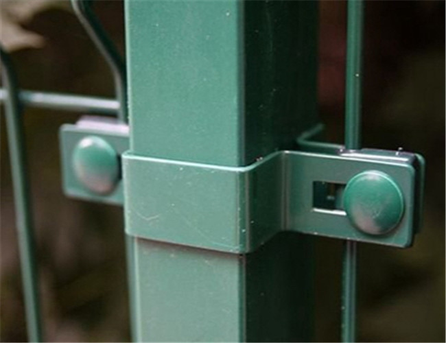 50mm Loch-grüner Farbpvc beschichteter Maschendraht-Zaun-Griff-Griff einfach