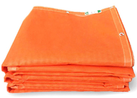18x18 Gestell Mesh Netting Orange Fireproof Pvc beschichtete Bau-Schutz
