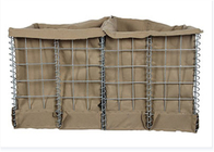 50 x 50 mm geschweißte Gabionen-Stützmauer für Militärbarrieren