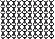 Raum-Teiler-Aluminiumlegierungs-Metall Mesh Curtain Black Color