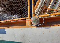 Gelbe Kettenverbindungszaun Typ Helideck-Netz Diamant Offshore Ölinstallation