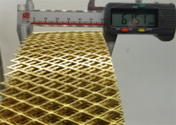 18mm-Gittergröße Erweiterte Metallplatte Kupfer Langlebige Präzisionstechnik