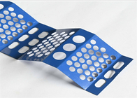 Blaue Farbe Perforierte Metallnetze Windschutzplatten Galvanisierte Edelstahlzaunplatten