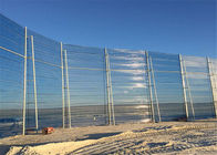 Überzogene Windschutz-Platten perforierter Stahl-PVCs, Antiwind-Staub-Netz-lange Gültigkeit