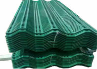 Überzogene Windschutz-Platten perforierter Stahl-PVCs, Antiwind-Staub-Netz-lange Gültigkeit