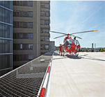 Offshorehelideck-Umkreis-Filetarbeit, Sicherheit Holicopter-Plattform-Seil-Maschen-Zaun