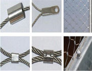 Hand gesponnener Edelstahl-Kabel-Maschen-Balustraden-Balkon-Einfüllen-Maschen-Zaun-Gebrauch