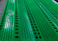 800mm Staub-Wind-Unterdrückungs-Zaun Green Perforated