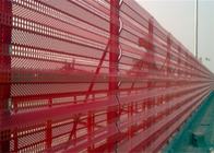 Windschutz-Zaun-Panels Yellow Windproof-Staubbekämpfungs-Stahl-Platte der Längen-10m