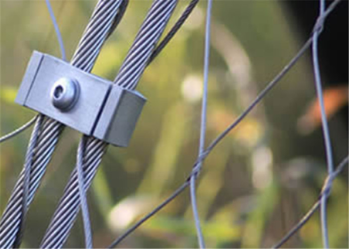 Flexible Edelstahl-Kabel-Maschen-langes Gebrauchs-Leben für Vergnügungspark-Sicherheit